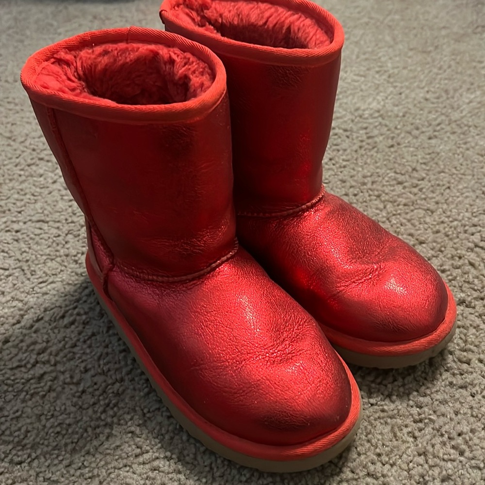 Red Ugg boots
